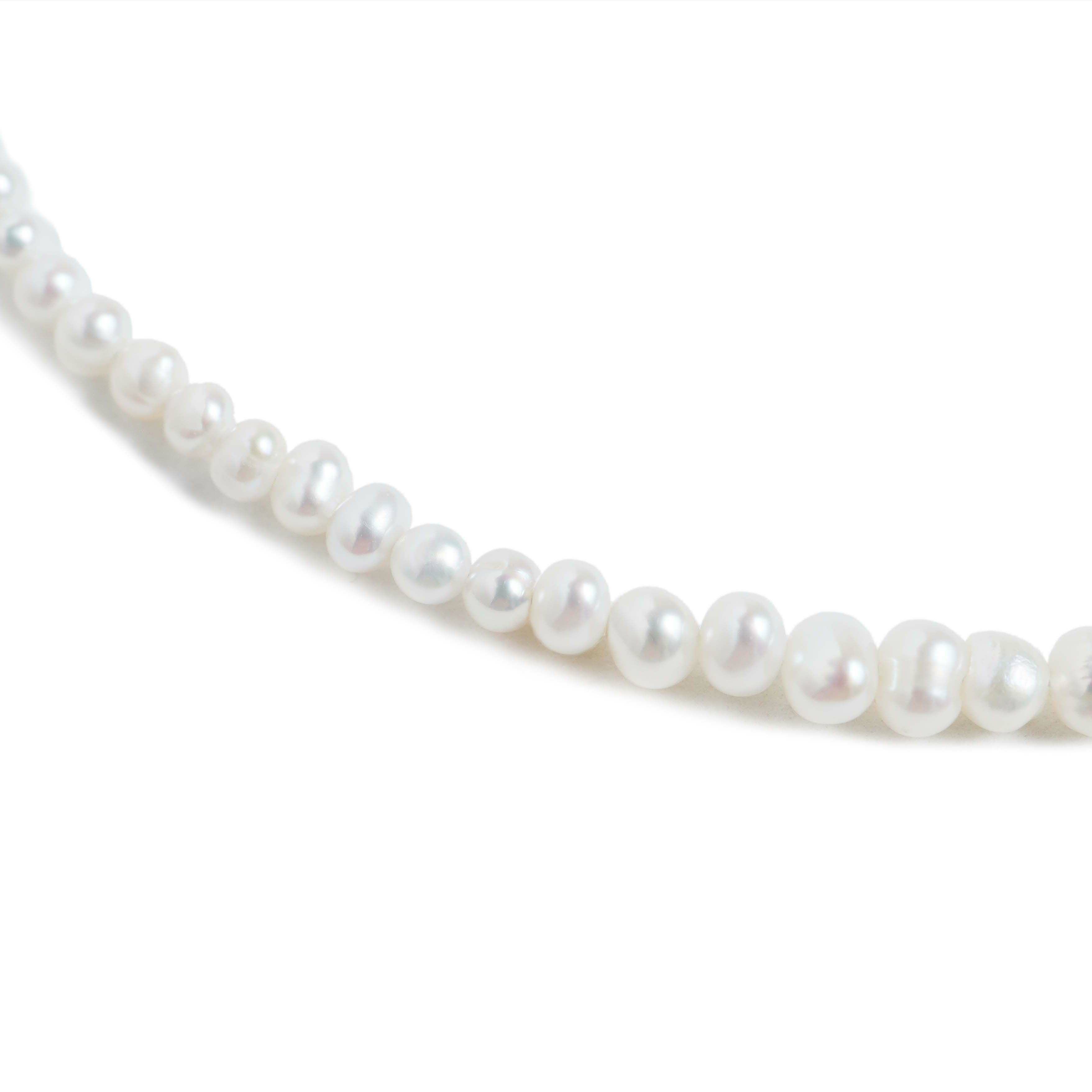 Freshwater Baroque Pearl Line Necklace｜Pearl Line | JeRagen