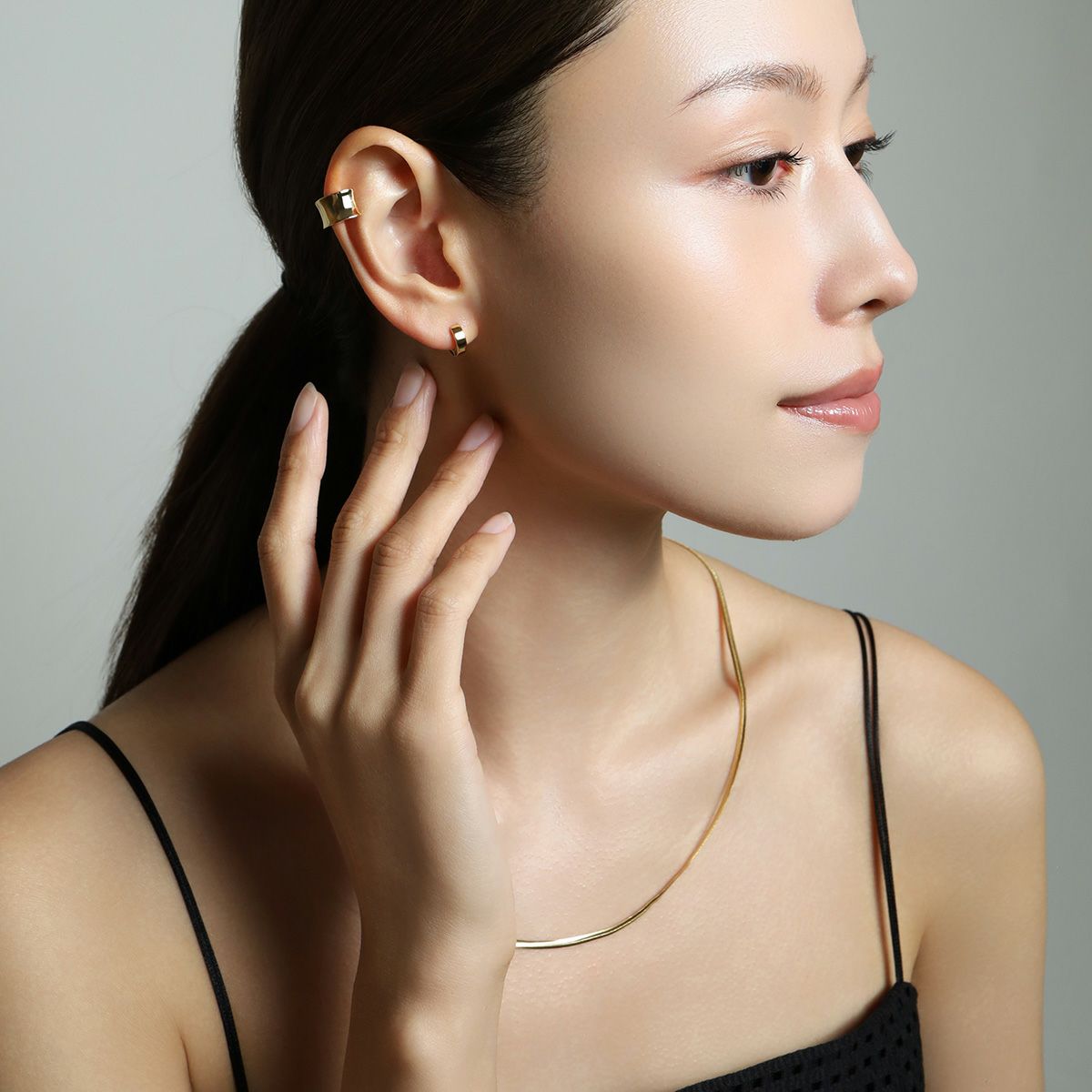 Modern Snakechain Necklace｜Metal Line/SV925 | JeRagen