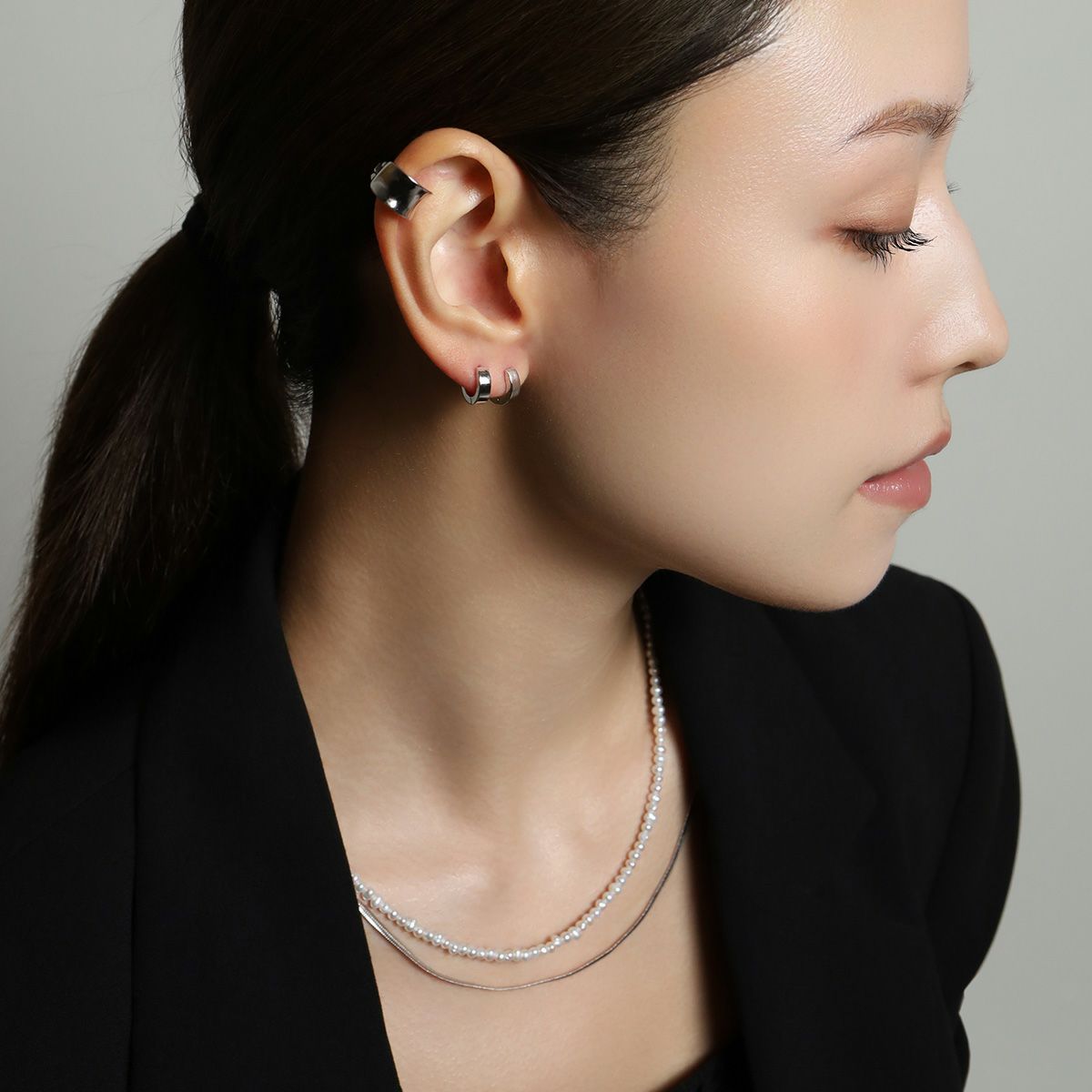 Modern Snakechain Necklace｜Metal Line/SV925 | JeRagen